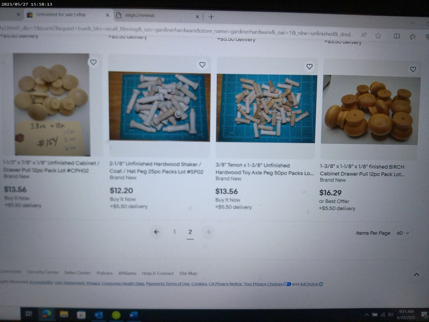 Huge $40k Un-Finished Wooden Craft Parts DIY eBay Store Inventory Lot For Sale