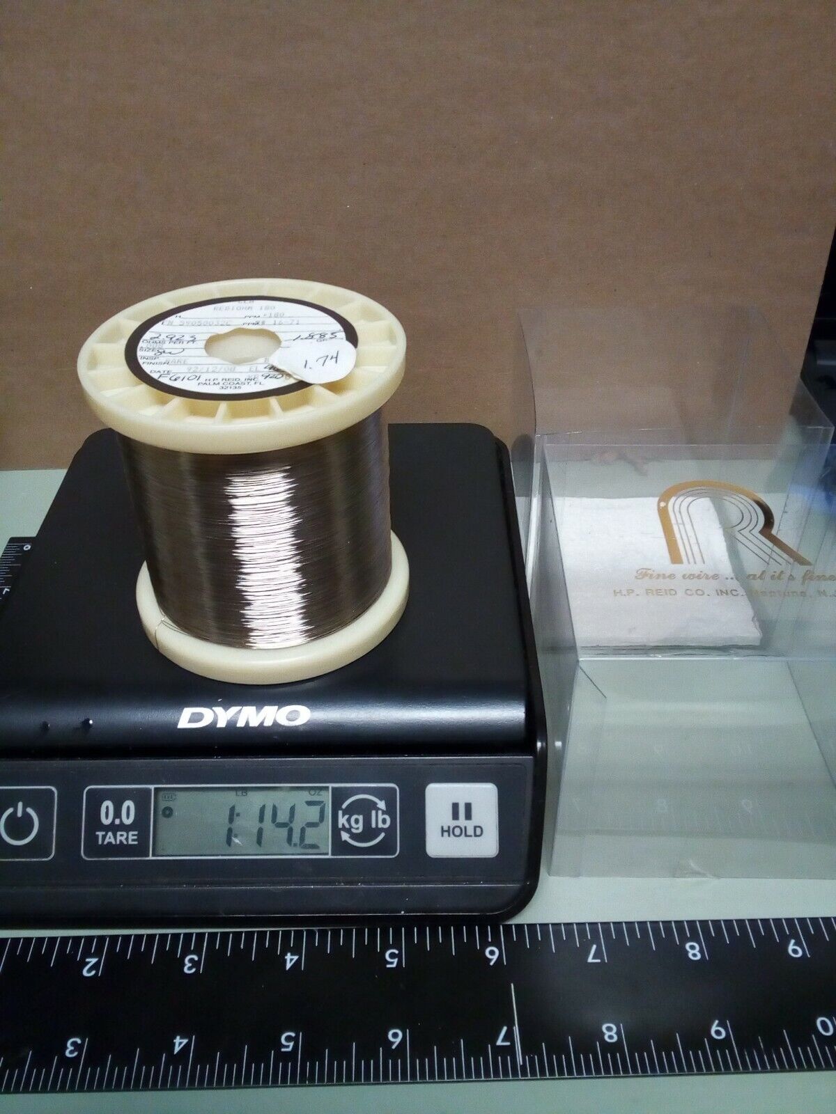 Rediohm 180 Alloy180 .008" Resistance Wire 1.74lb - crafts hobby lot102-133