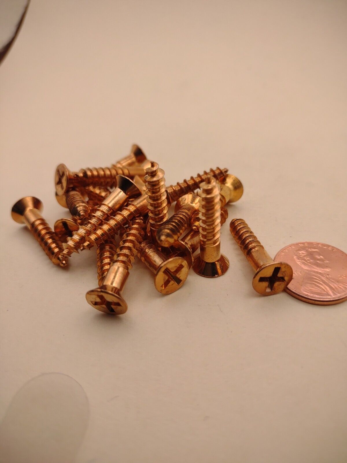 #10 x 1" Silicon Bronze Flat Head Phillips Marine Wood Screws (20) pack SBWS29