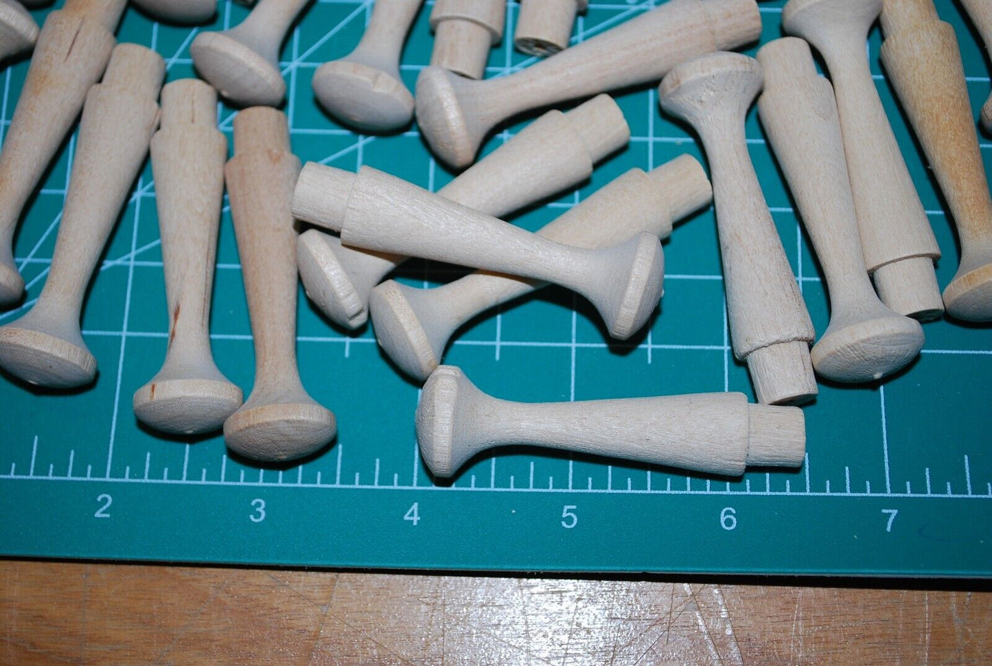 2-3/8" Unfinished Hardwood Shaker Peg - Coat hanger rack 25pc Packs Lot #SP03