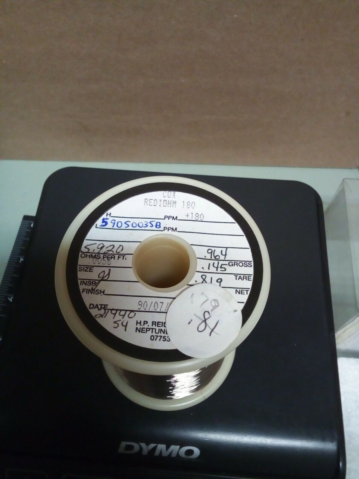 Rediohm 180 Alloy180 .0056" Resistance Wire .79lb - crafts hobby lot102-146