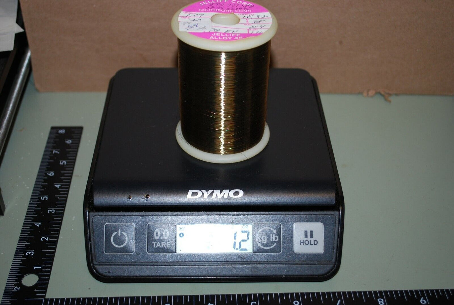 Jelliff Alloy45 .004" Resistance Wire .88lb - crafts hobby lot102-192