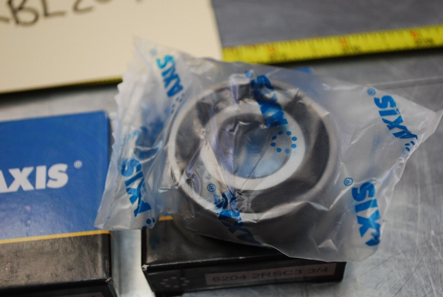 AXIS 6204 2KS C3 3/4 Ball Bearings - Lot of Qty (4) NOS - RBL207
