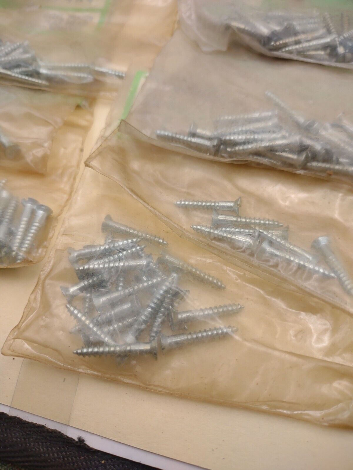 #4 x 3/4" Slotted Flat Head Reed & Prince Wood Screws (140pcs) NOS Lot RP006