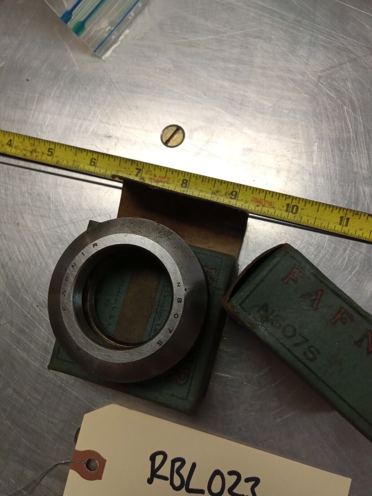FAFNIR N807S Thrust Ball Bearings - Lot of Qty (2) NOS - RBL023