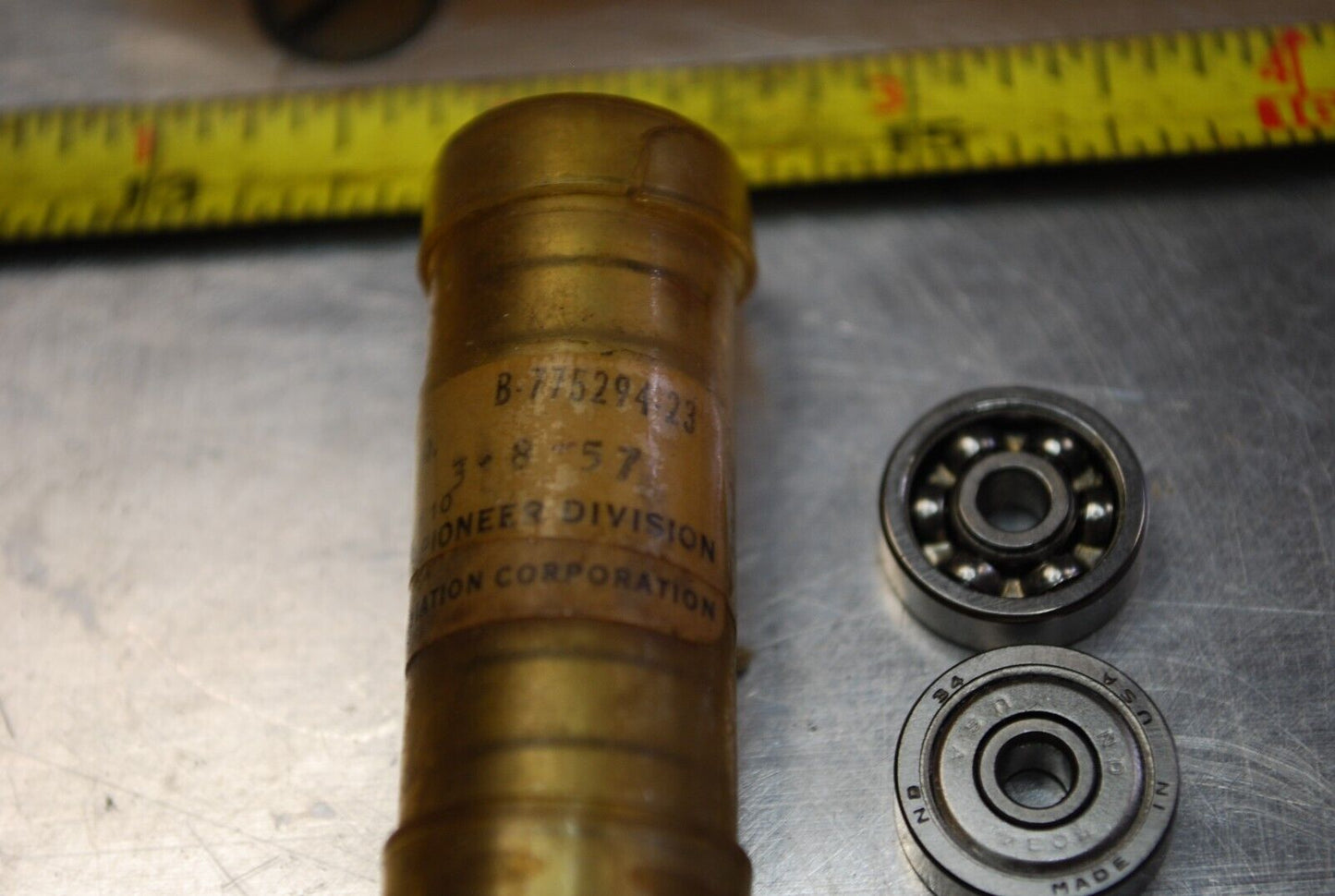 New Departure USA 7034 (one tube) Ball Bearings - Lot of Qty (10) NOS - RBL227
