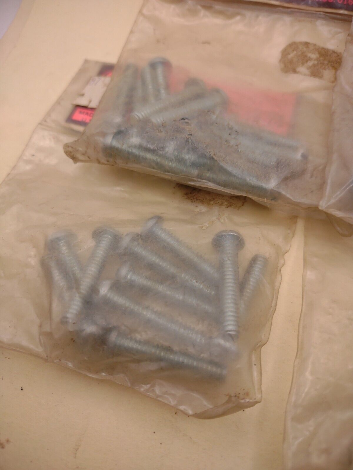 #10-24 x 1" Slotted Round Head Reed & Prince Machine Screws (48pcs) Lot RP138