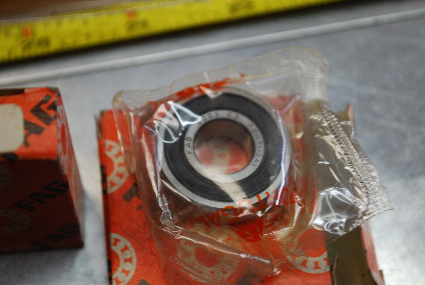 FAG 6001 2RSR C3 Ball Bearings - Lot of Qty (3) NOS - RBL202