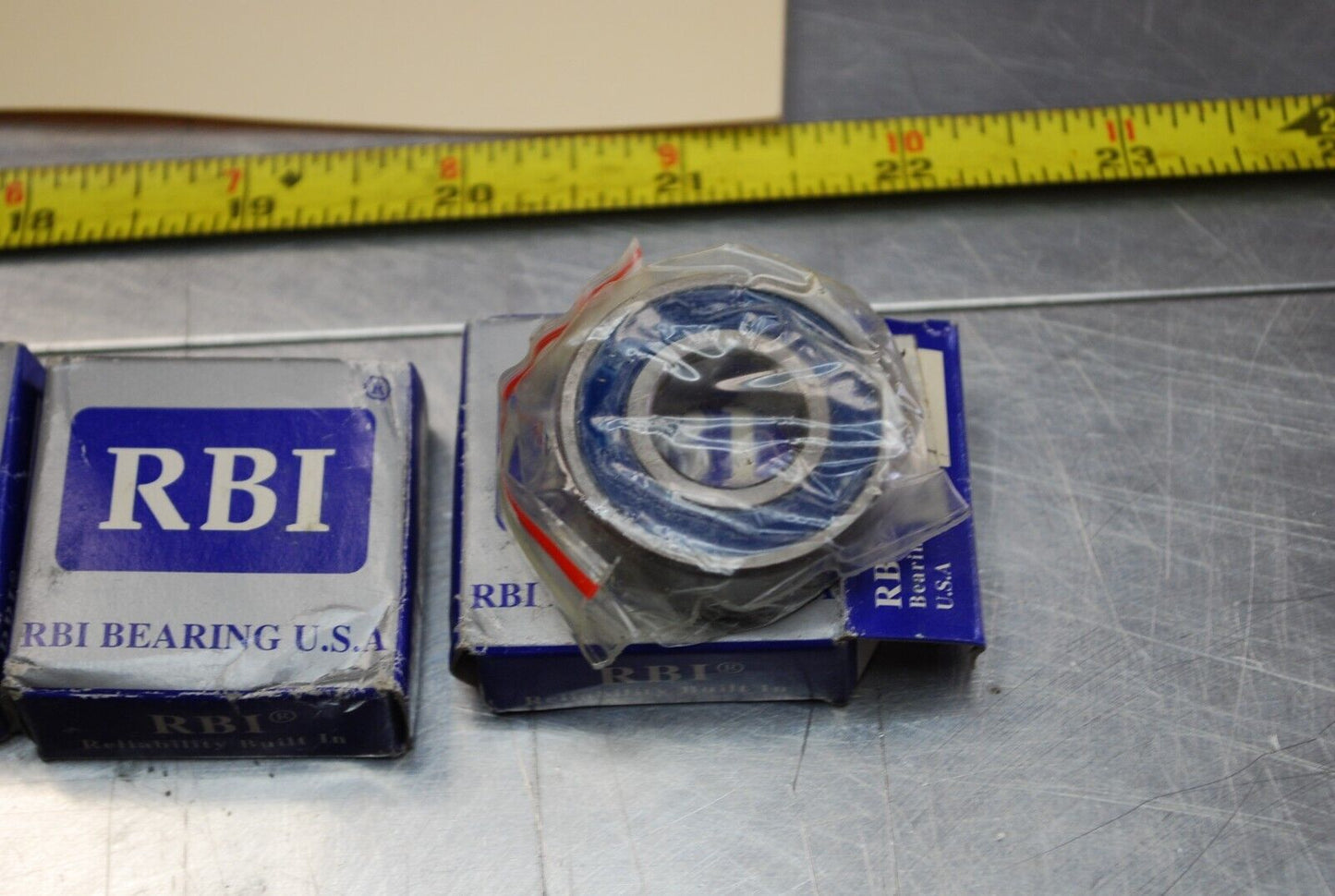 RBI 6202-2RS EMQ Ball Bearings - Lot of Qty (4) NOS - RBL150