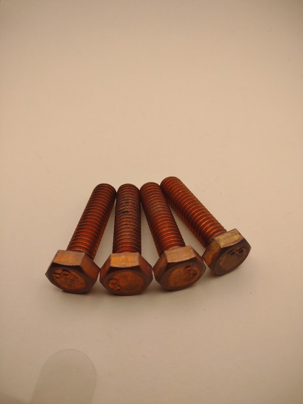 3/8"-16 x 1-1/2" 'Infnity' Silicon Bronze Hex Bolt NOS (4pcs) Pack SBMS02