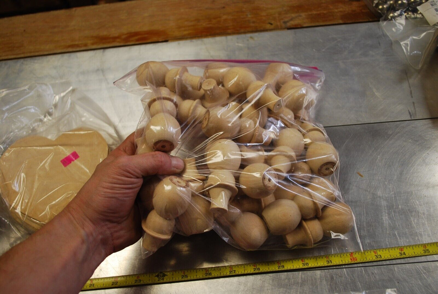 Snowman, Bells, Plugs, Wooden Craft Parts / Shapes Mix - Actual Lot – WPS45