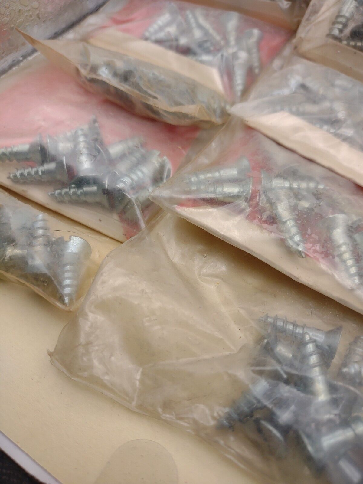#12 x 3/4" Slotted Flat Head Reed & Prince Wood Screws (120pcs) NOS Lot RP043