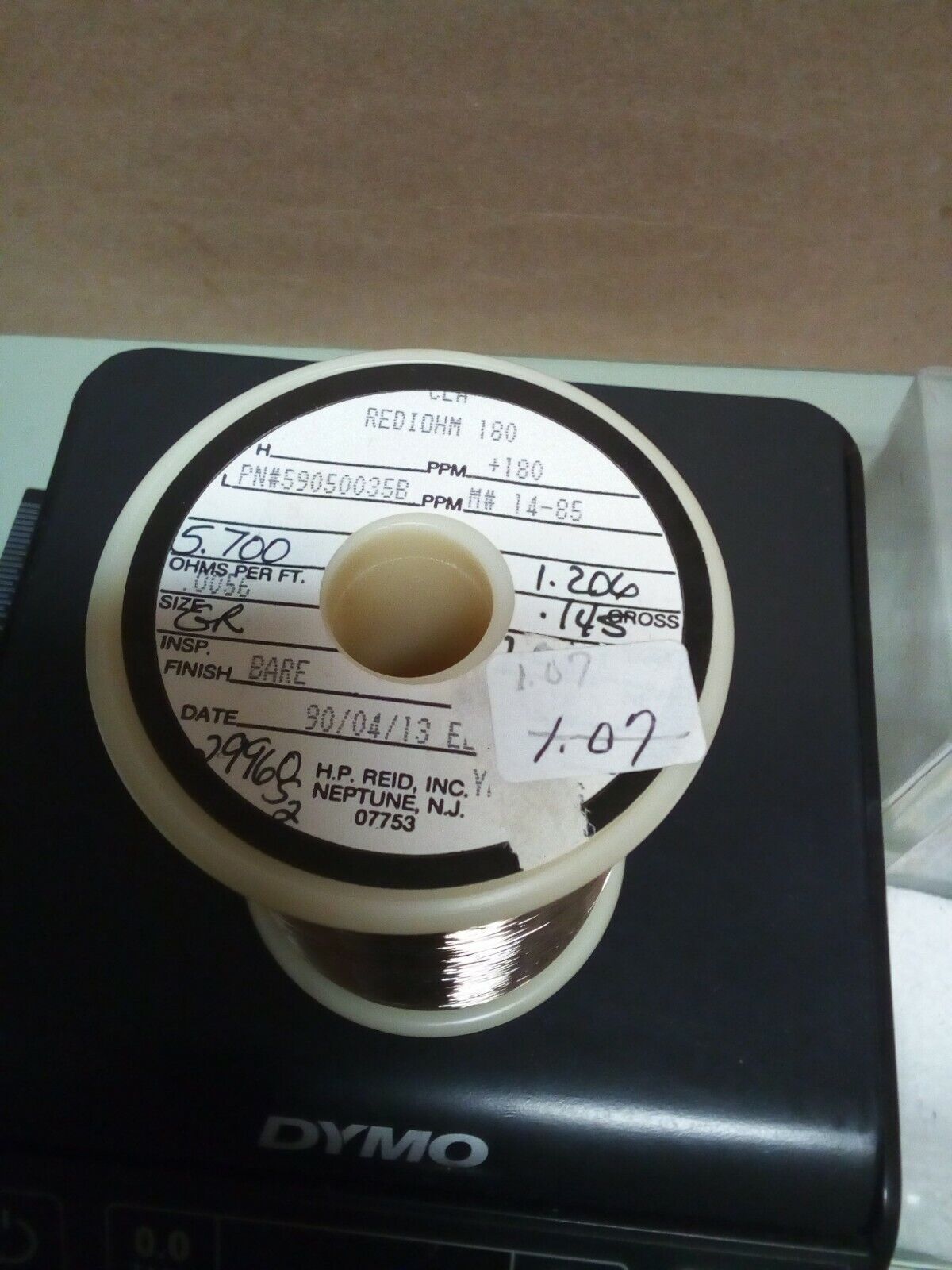 Rediohm 180 Alloy180 .0056" Resistance Wire 1.07lb - crafts hobby lot102-142