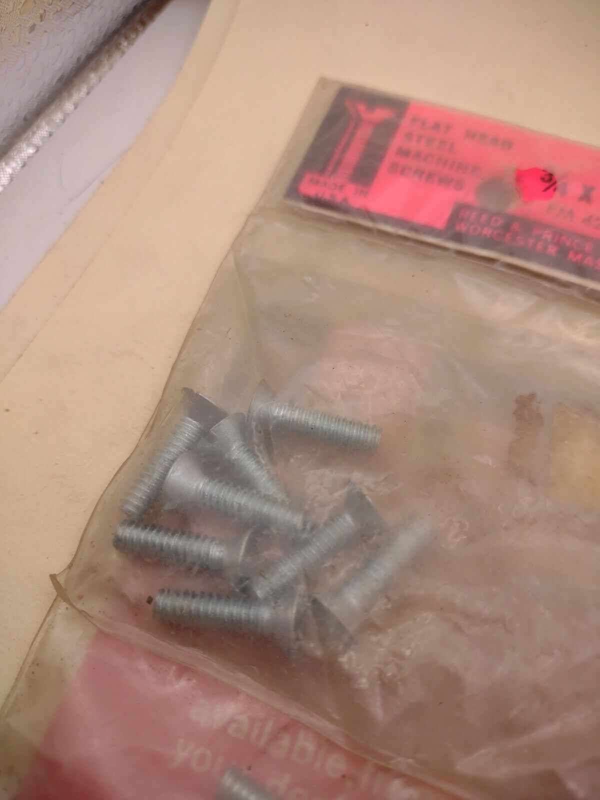 #10-24 x 3/4" Slotted Flat Head Reed & Prince Machine Screws (38pcs) Lot RP150