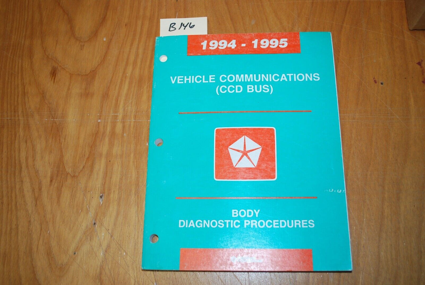 1994 1995 Vehicle Communications (CCD Bus) Body Manual OEM Factory - B146