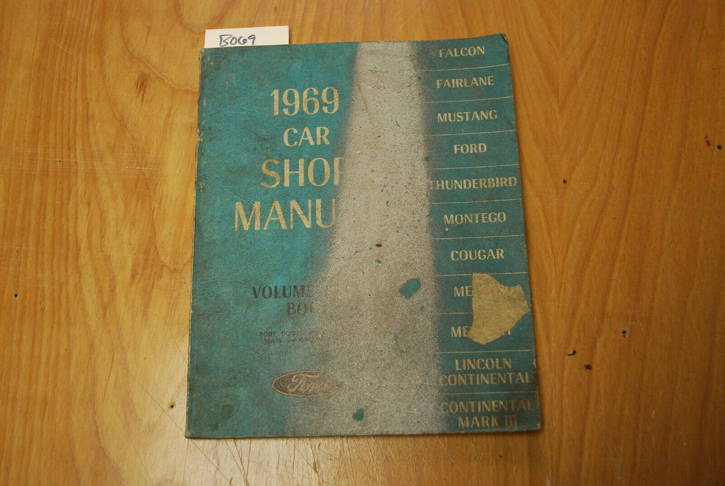 1969 FORD car shop repair manual vol 4 - B069