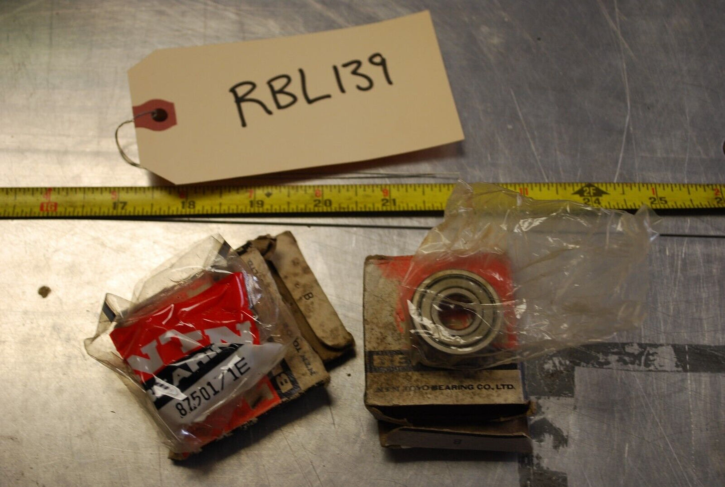 NTN 87501/1E Ball Bearings - Lot of Qty (2) NOS - RBL139