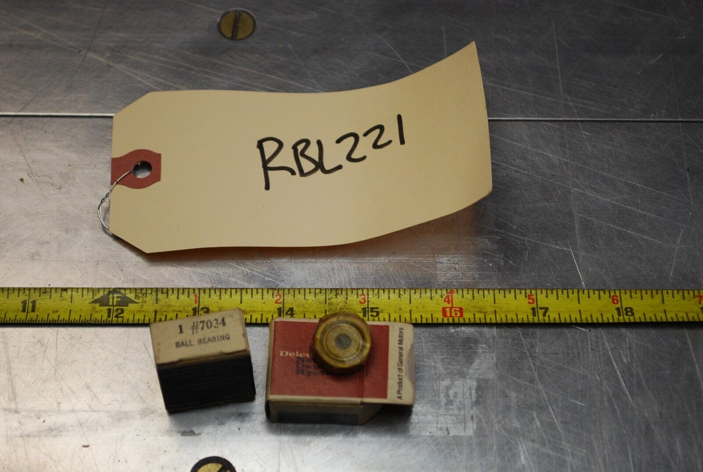 DELCO 7034 Ball Bearings - Lot of Qty (2) NOS - RBL221