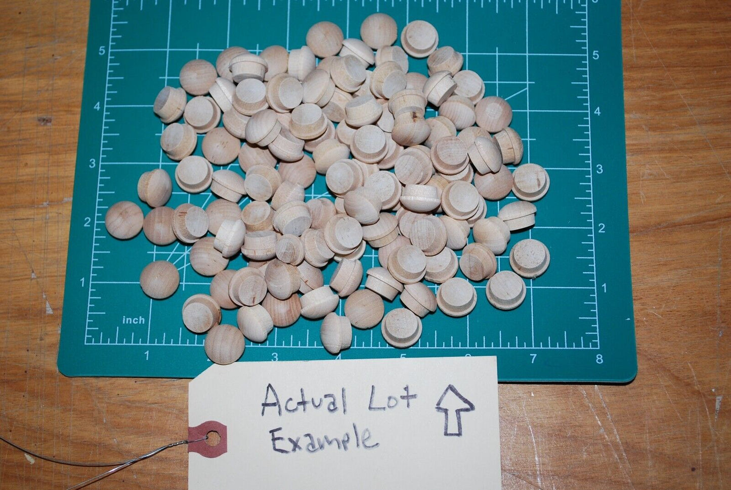 1/2" Mushroom Top Birch Wood Plugs 100pc Packs - PL19
