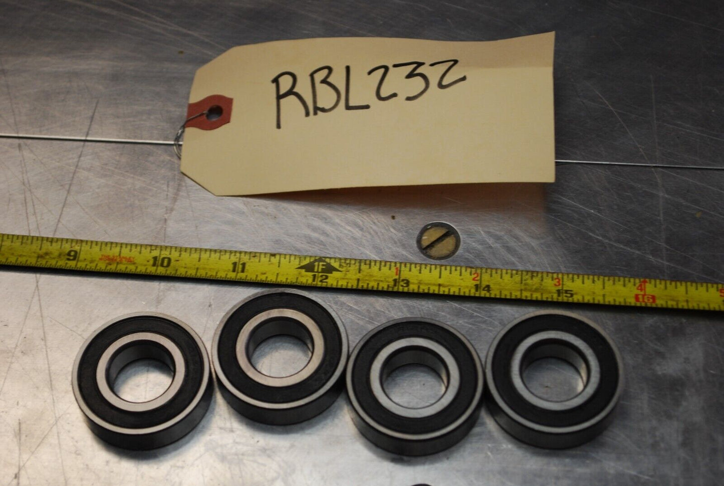 R12 RS Ball Bearings - Lot of Qty (4) NOS - RBL232