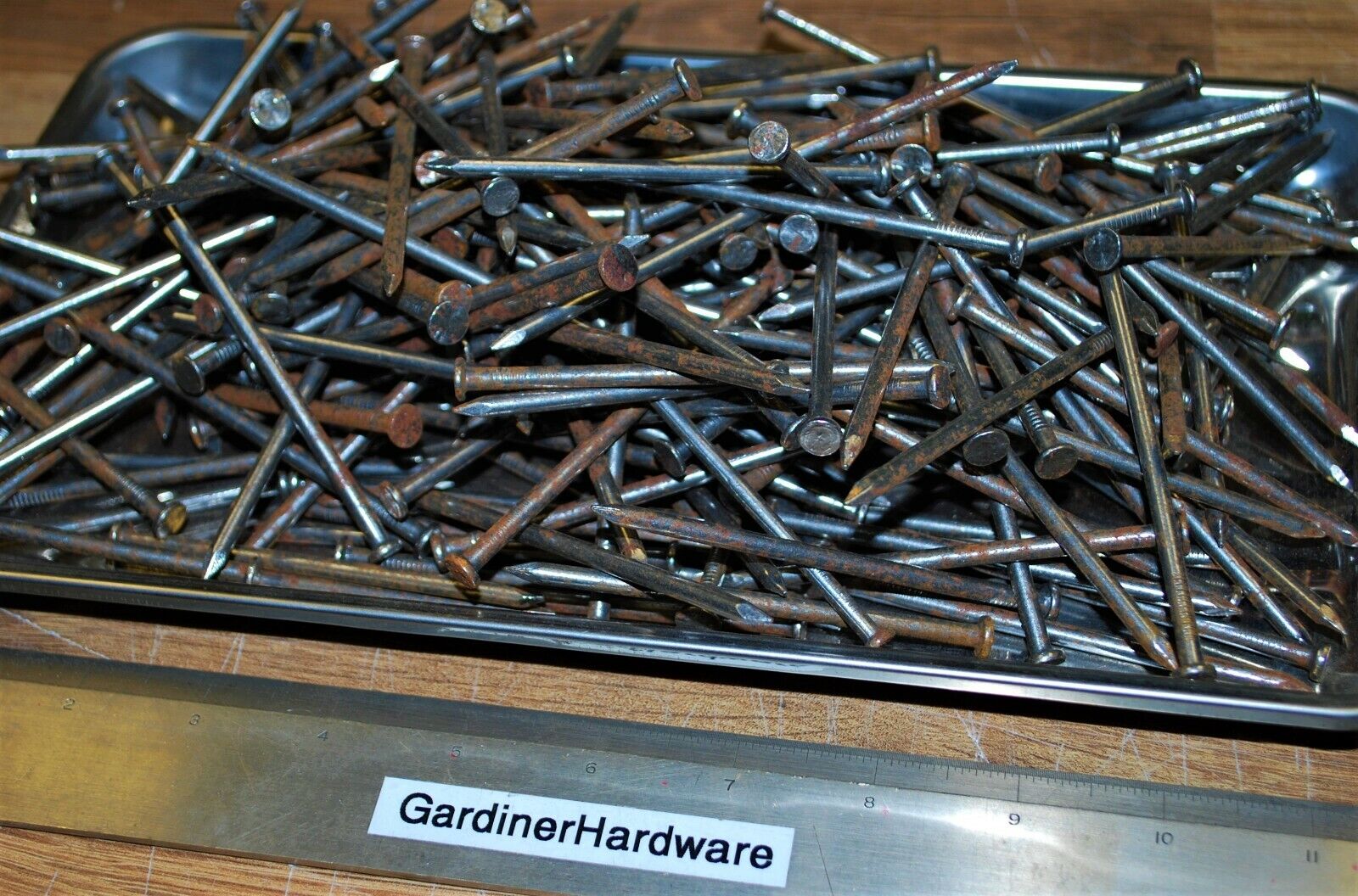 5lbs Rustic Weather aged 16D 3.5" Steel Nails - Steampunk Hardware - #NB01