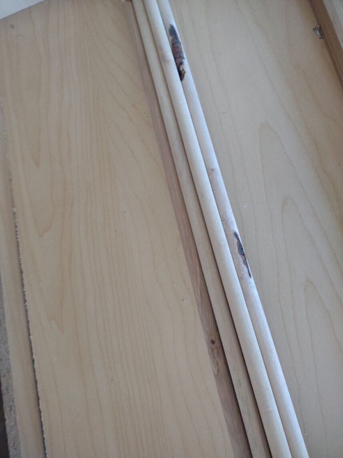 3/8" x 30" BIRCH Unfinished Wood Dowel Rods 50pc Bulk Packs *SECONDS* Lot #DR17