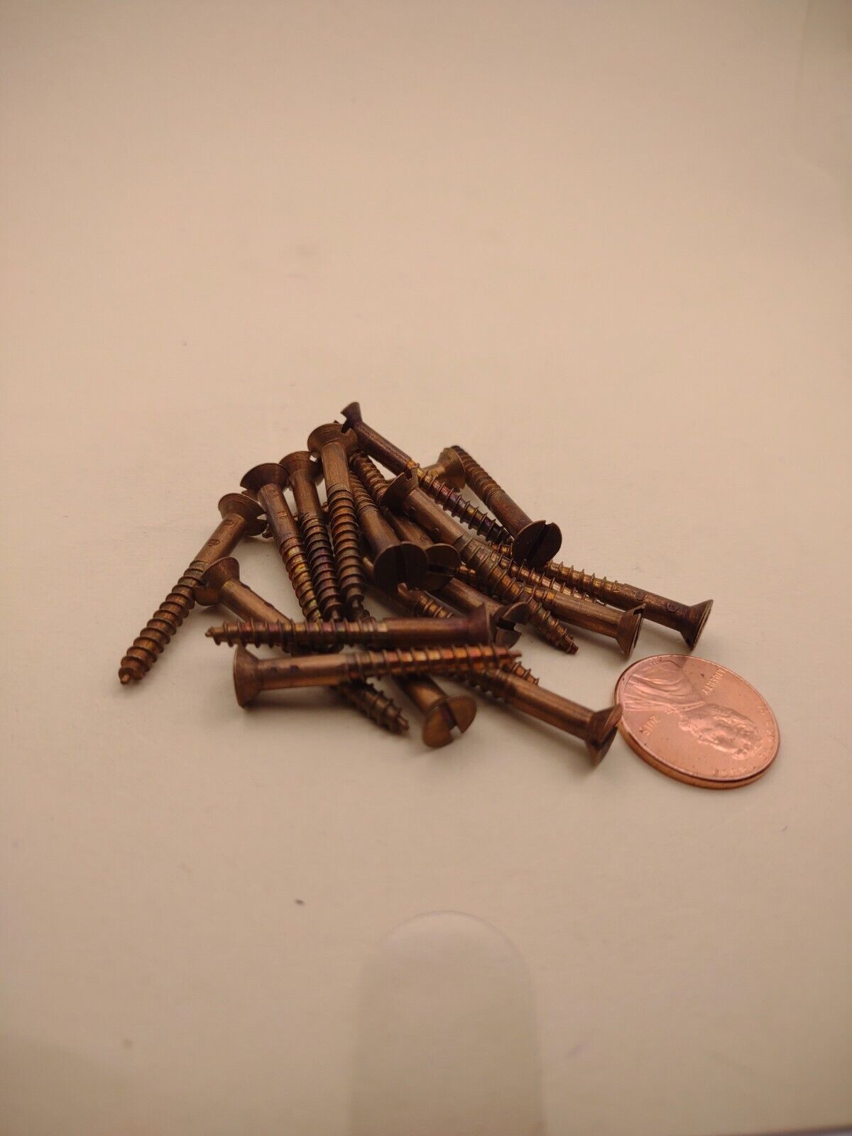#6 x 1-1/4" Silicon Bronze Flat Head Slotted Marine Wood Screws (20) pack SBWS13