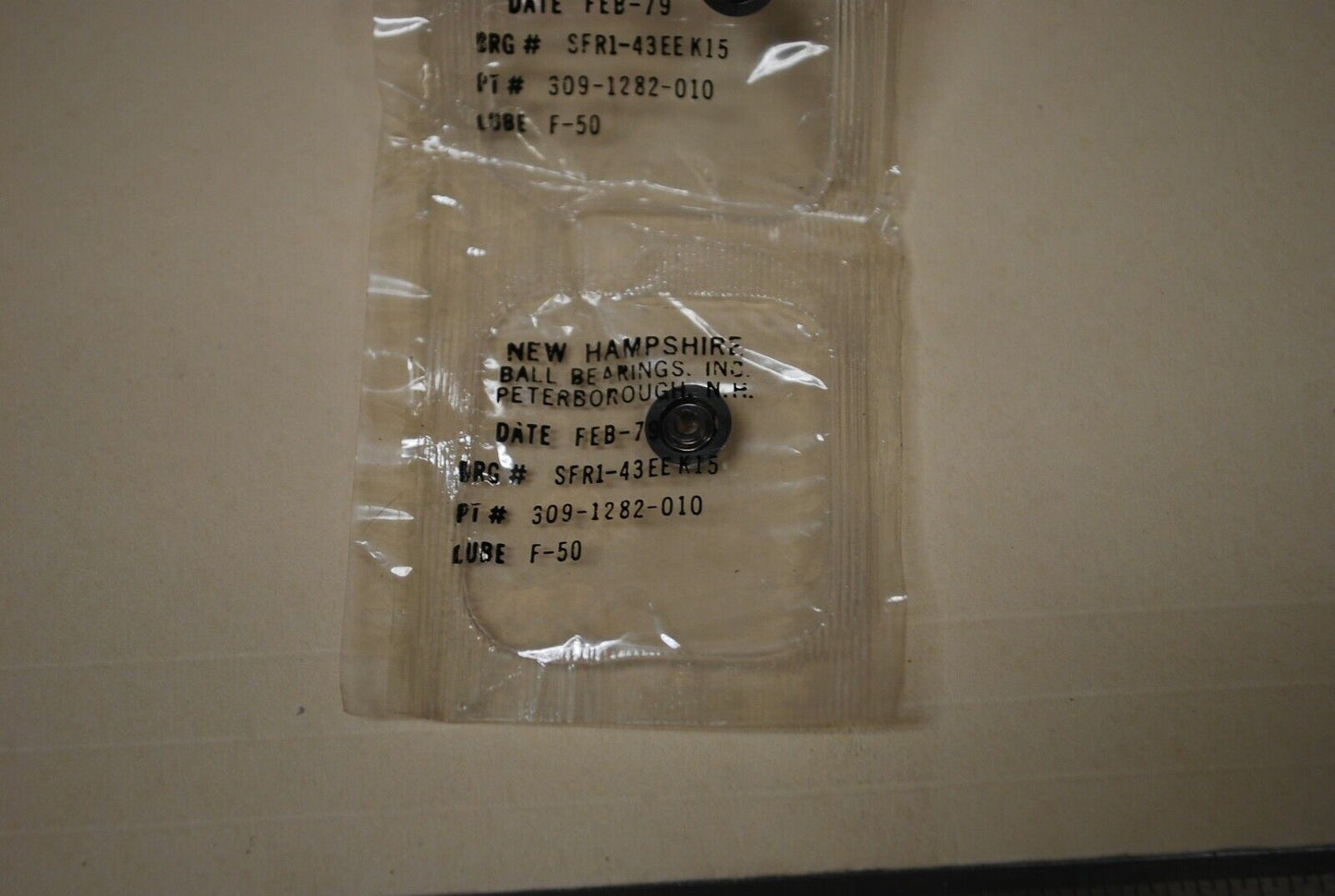 Lot of (3) New Hampshire SFR1-43Eek15 Micro Precision Ball Bearings