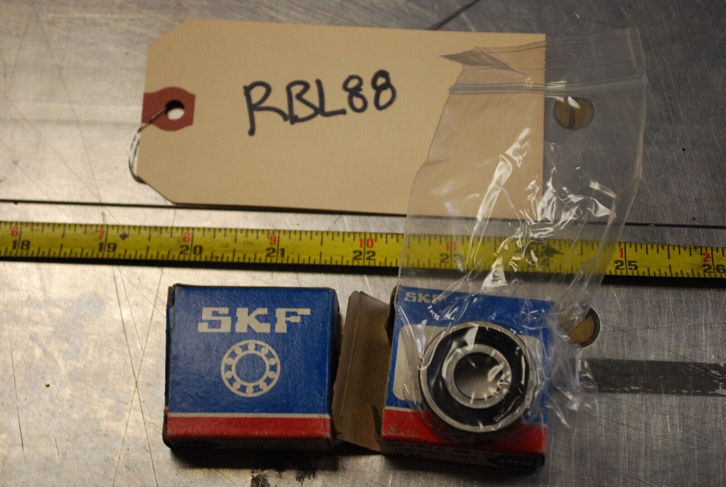 SKF 6201-2RST Ball Bearings - Lot of Qty (2) NOS - RBL88