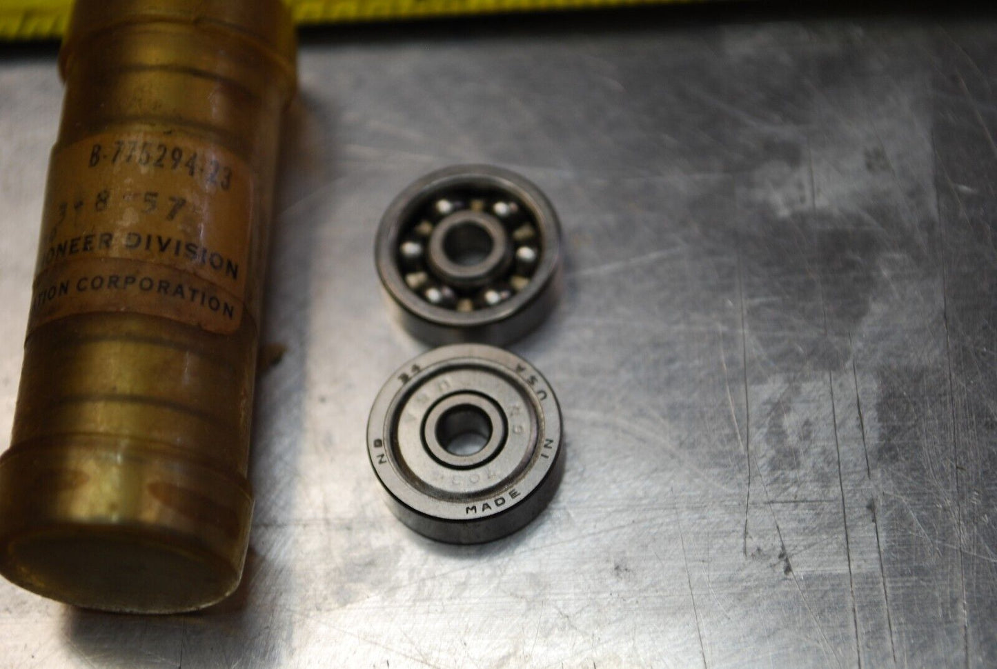 New Departure USA 7034 (one tube) Ball Bearings - Lot of Qty (10) NOS - RBL227