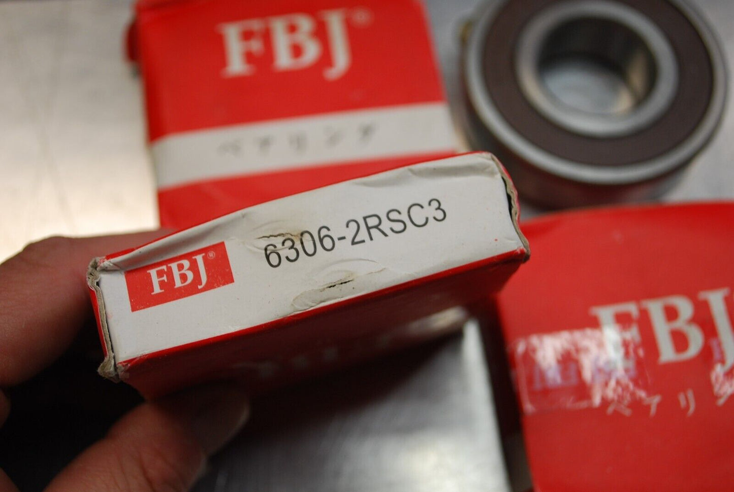 FBJ 6306-2RSSC3 Ball Bearings - Lot of Qty (4) NOS - RBL179