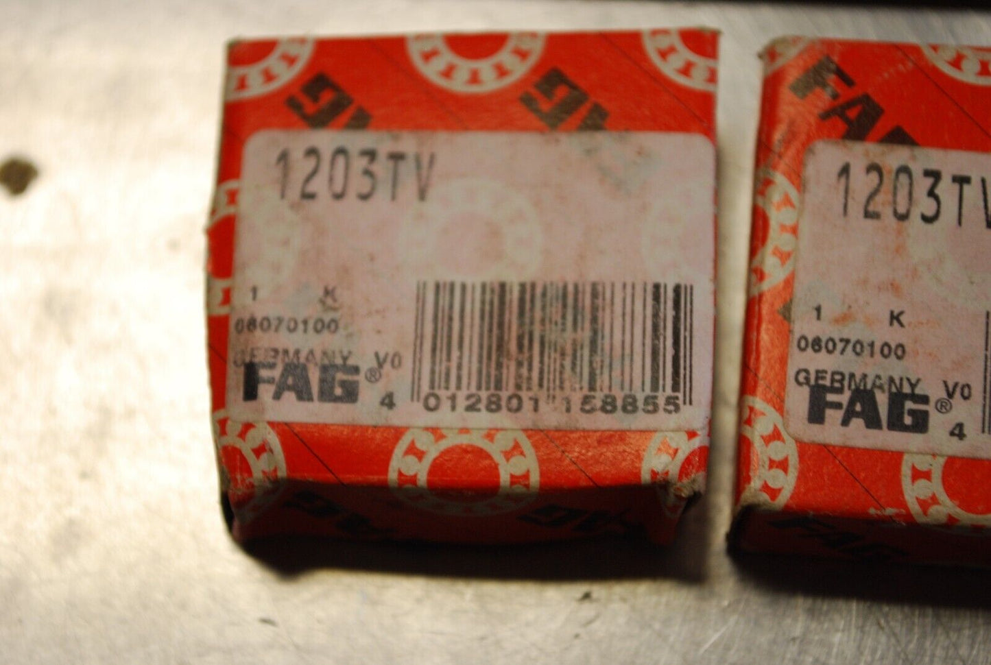 FAG 1203TV Ball Bearings - Lot of Qty (3) NOS - RBL043