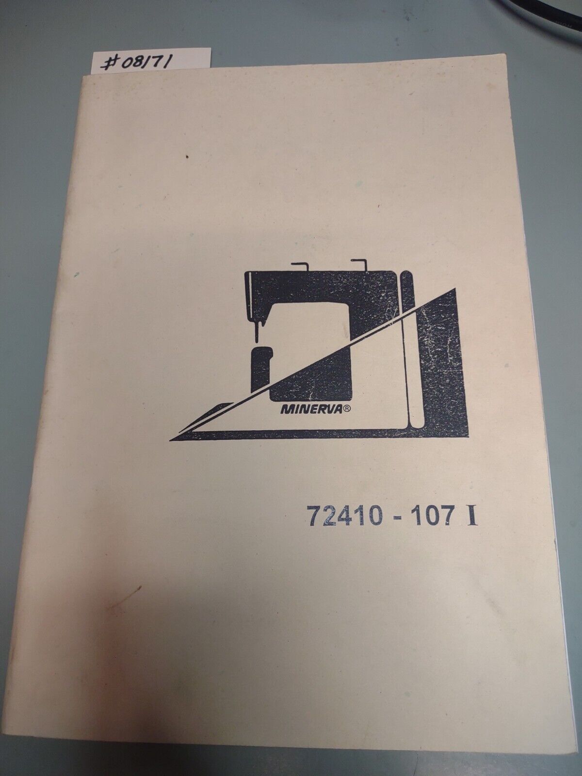 Minerva Sewing Machine 72410-107l Adjustment & Service Manual - #08171