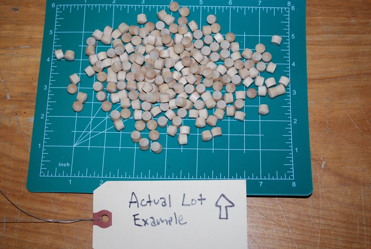 5/16" Oval Top Birch Wood Plugs 200pc Packs - PL07