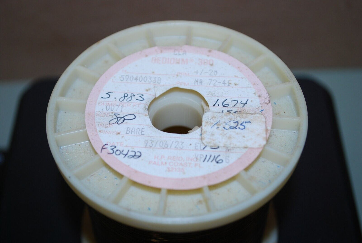 Rediohm 300 Alloy300 .0071" Resistance Wire 1.52lb - crafts hobby lot102-147
