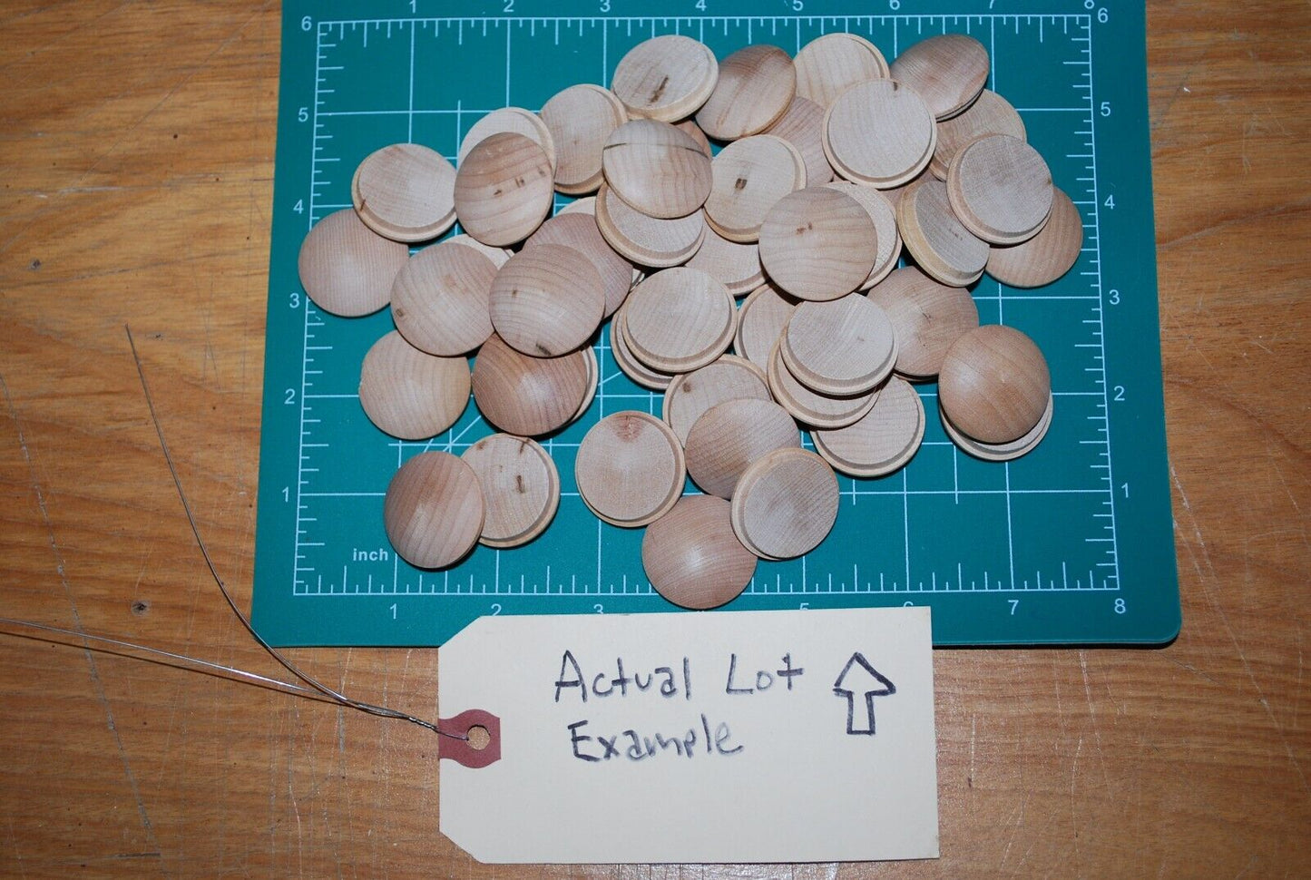 1" Mushroom Top Birch Wood Plugs 50pc Packs - PL14