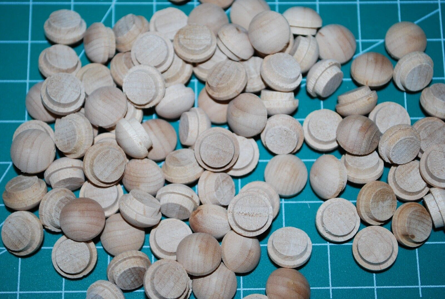 3/8" Mushroom Top Birch Wood Plugs 100pc Packs - PL11