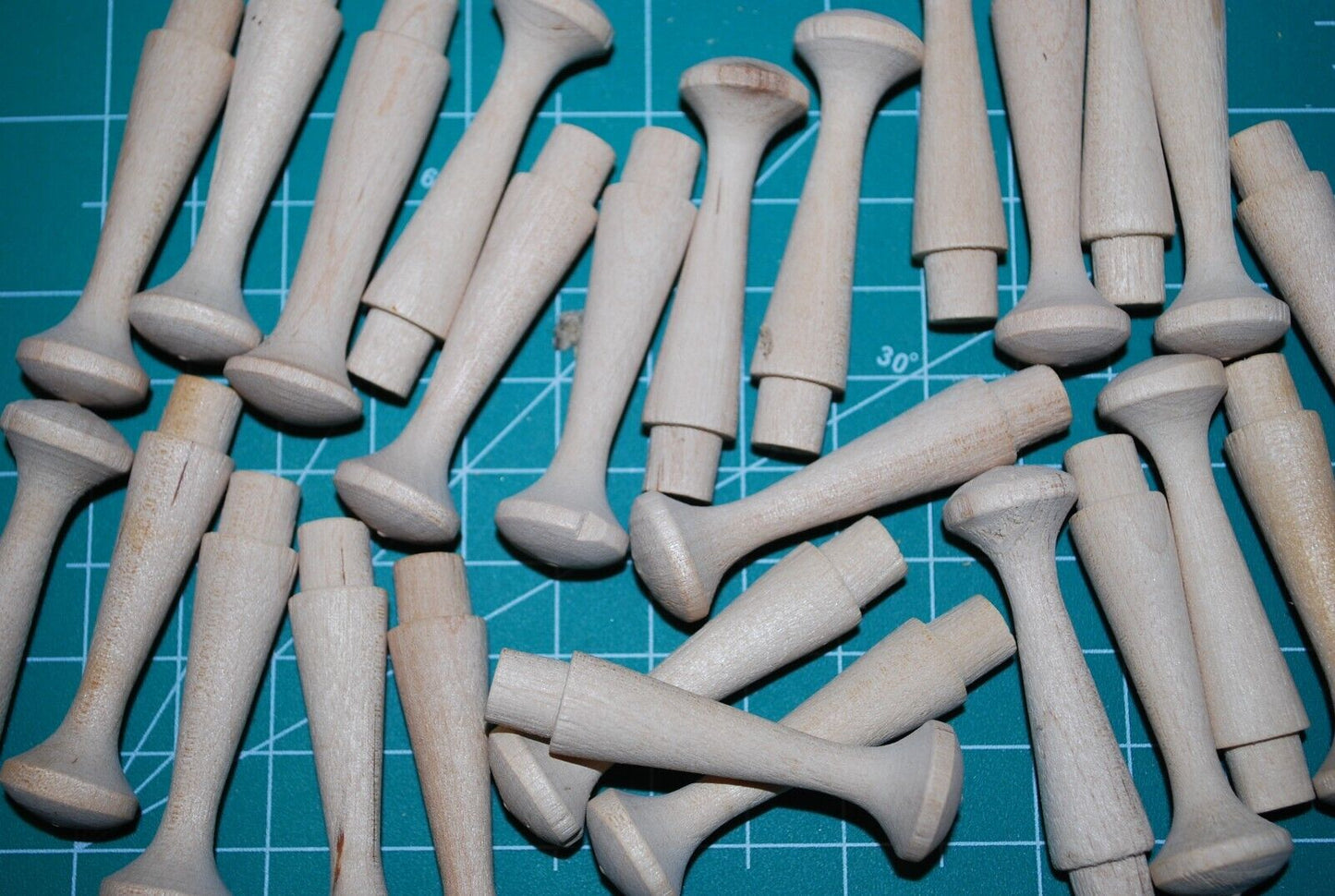 2-3/8" Unfinished Hardwood Shaker Peg - Coat hanger rack 25pc Packs Lot #SP03