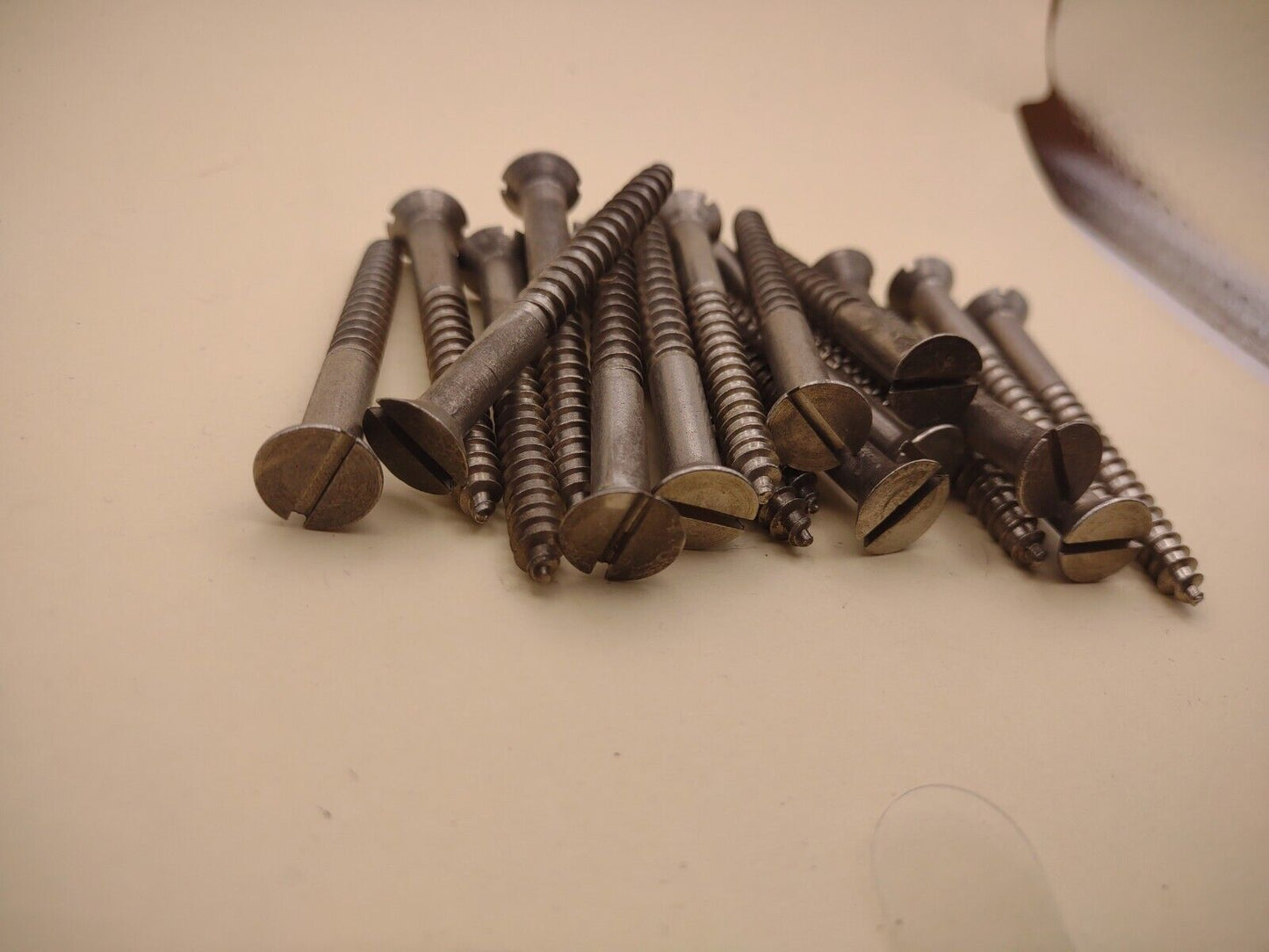 #14x 2-1/2" 18-8 Stainless Flat Head Slotted Marine Wood Screws (20) pack SSWS64