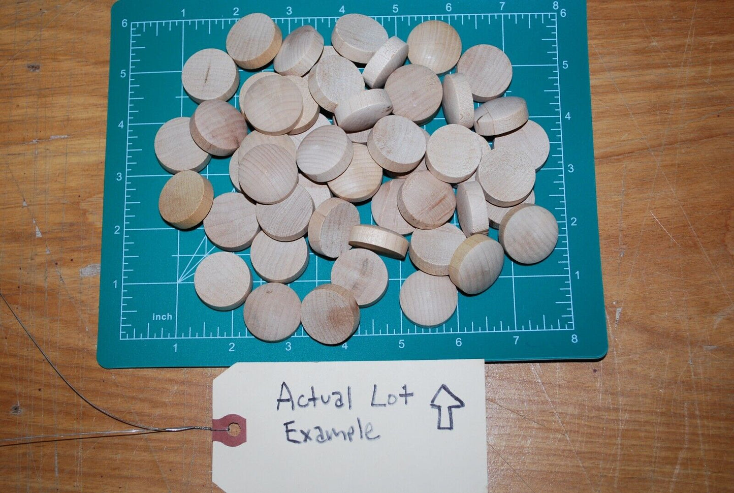 1" Oval Top Birch Wood Plugs 50pc Packs - PL16