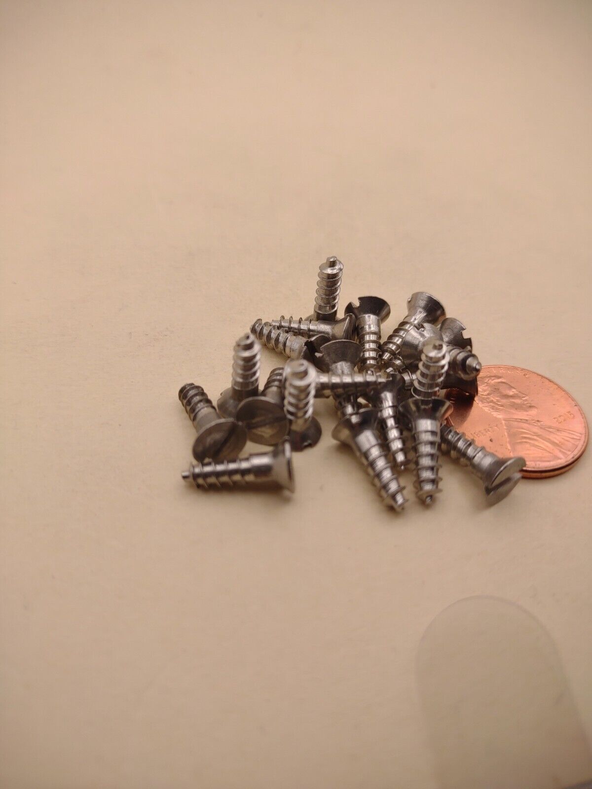 #6 x 1/2" 18-8 Stainless Flat Head Slotted Marine Wood Screws (20) pack SSWS03