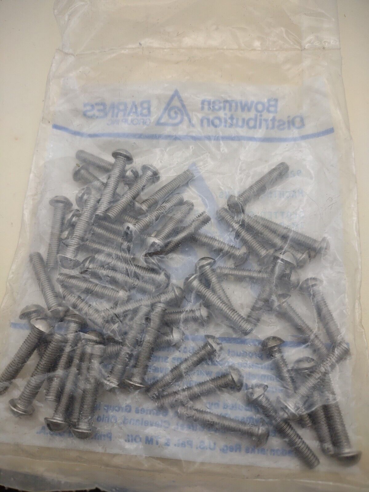 10-32 x 1" 18-8 Stainless Round Head Slotted Machine Screws (50) pack SSMS16
