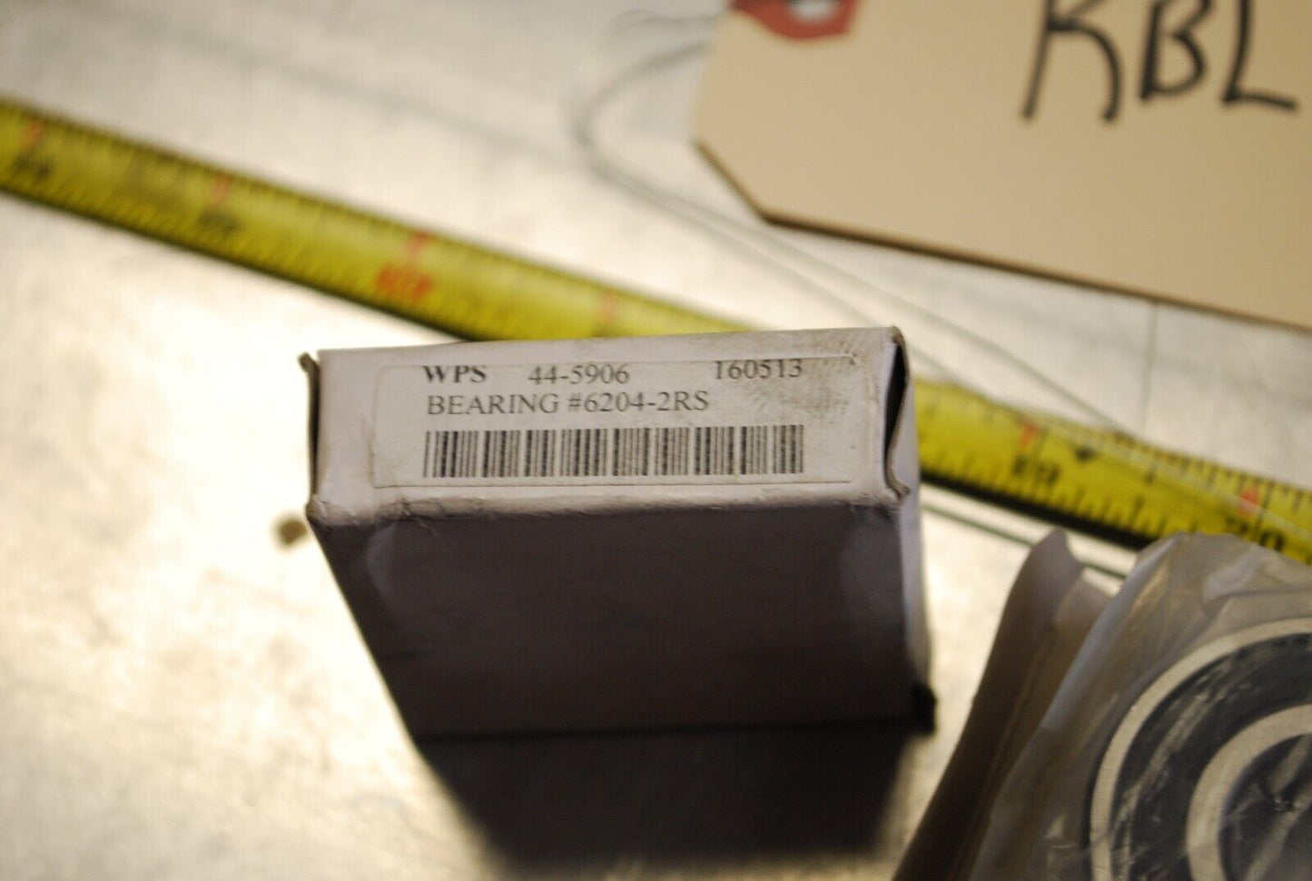 WBS 6204-2RS Ball Bearings - Lot of Qty (2) NOS - RBL148