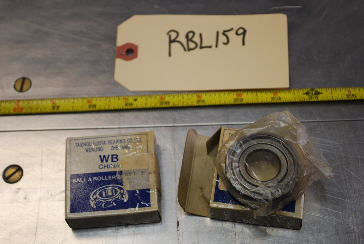 WPS 6204Z Ball Bearings - Lot of Qty (2) NOS - RBL159