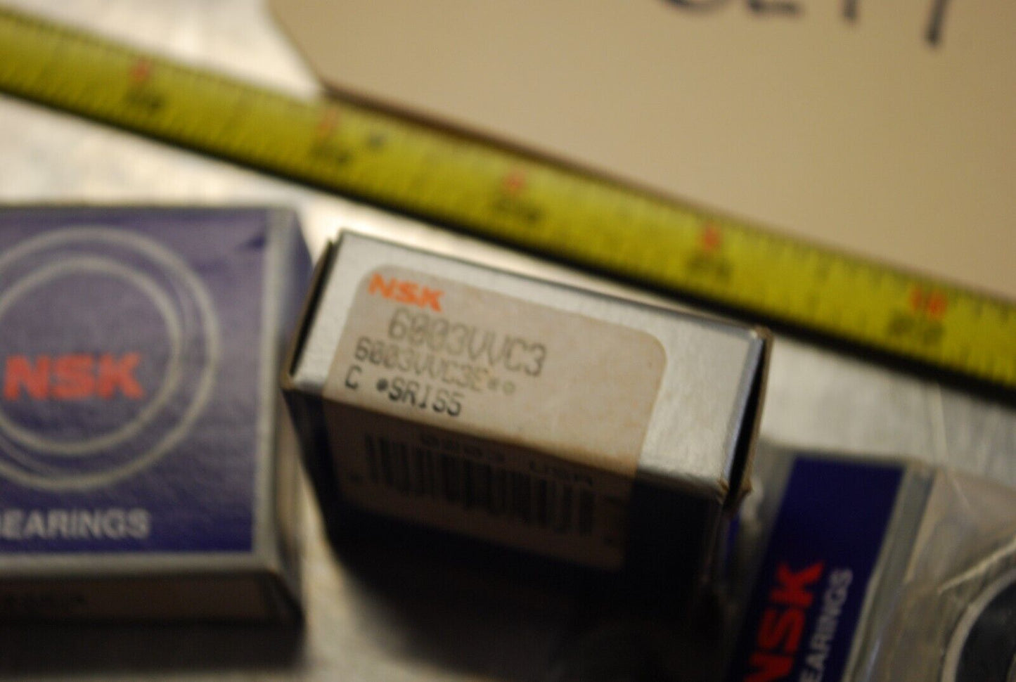 NSK 6003 WC3 Ball Bearings - Lot of Qty (3) NOS - RBL97