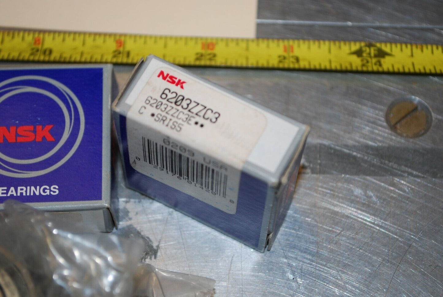 NSK 6203 ZZC3 Ball Bearings - Lot of Qty (4) NOS - RBL95