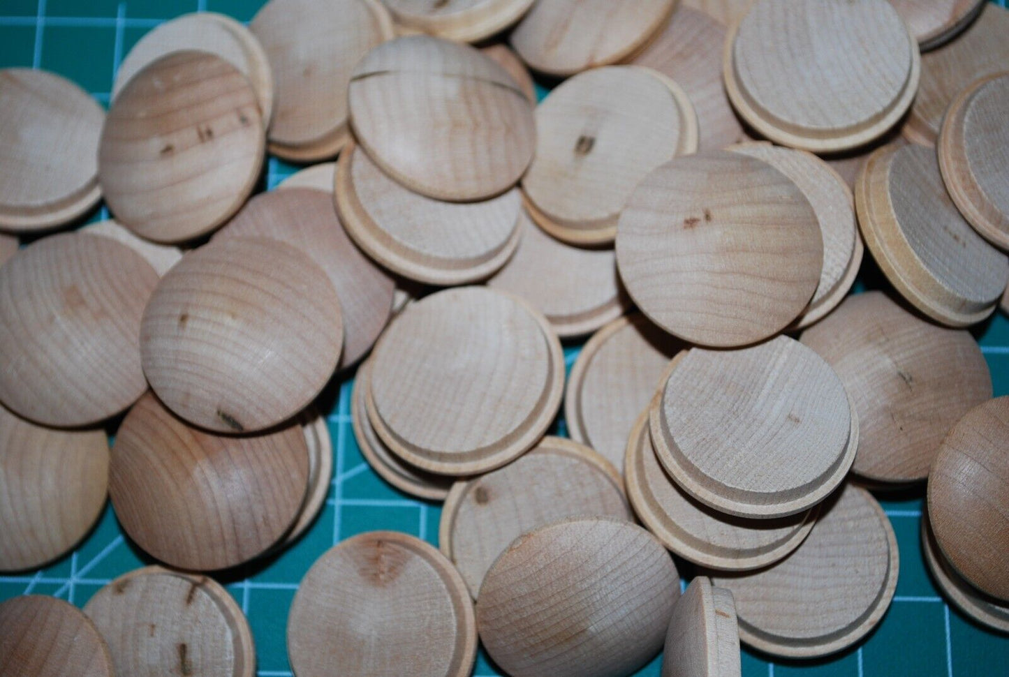 1" Mushroom Top Birch Wood Plugs 50pc Packs - PL14