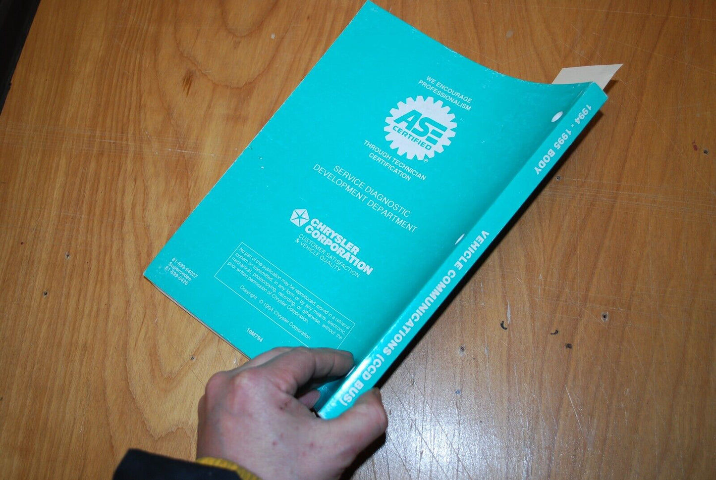 1994 1995 Vehicle Communications (CCD Bus) Body Manual OEM Factory - B146