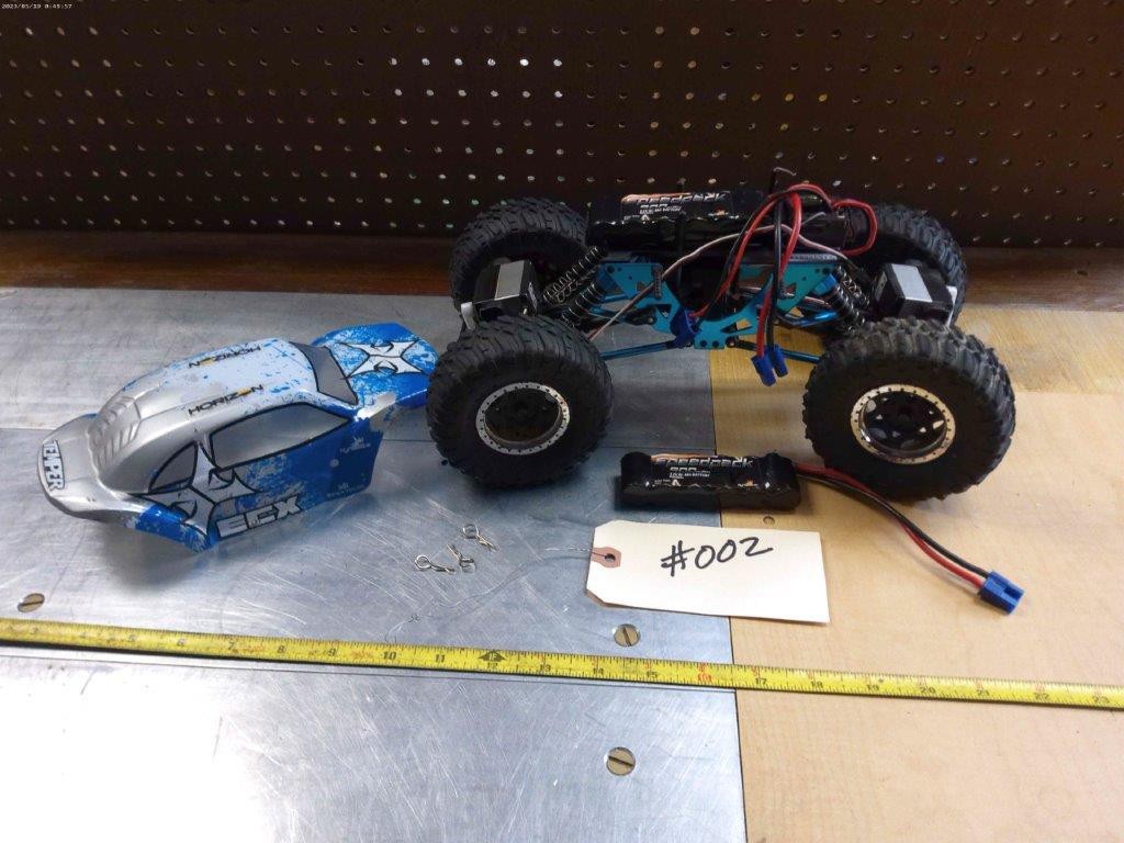 Vintage EXC Temper 1/18 RC Scale Crawler – Converted to 4WS – Roller #002