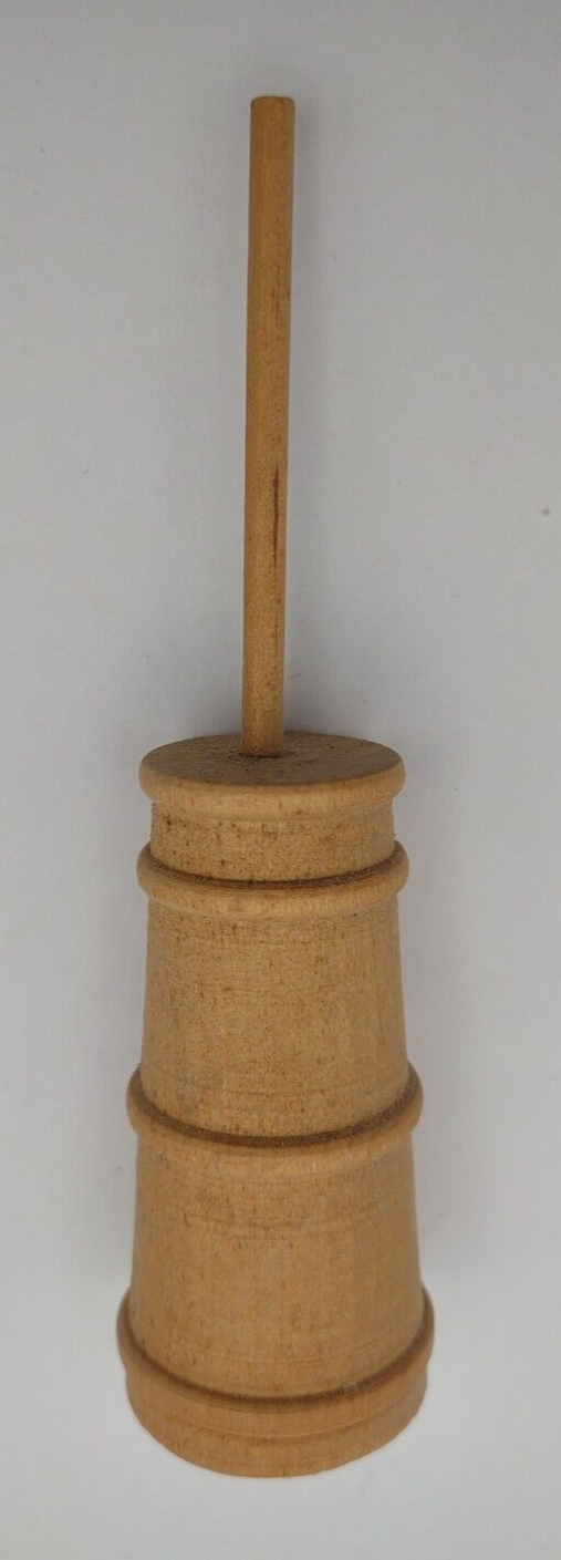 Dollhouse Miniature 4" Butter Churn Unfinished Wooden 1pc Pack Lot #M014